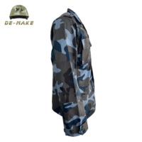 Ensemble uniforme tactique personnalisé de style BDU, unisexe, en polyester/coton Ripstop, chemise et pantalon de chasse, disponible en motif rayé tigre