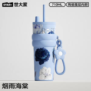 Vaso Térmico al Vacío Shijia Da con Pajita para Mujer, Alto Valor Estético, Modelo 2026, Gran Capacidad, Revestimiento Interior <span class=keywords><strong>de</strong></span> Acero Inoxidable, Regalo <span class=keywords><strong>de</strong></span> Cumpleaños - Product Image 6