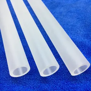 High Quality Milky White Quartz Glass Tube
