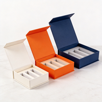 Boîte en carton personnalisée avec logo imprimé, fermeture magnétique, luxe, faite à la main, avec insert en mousse EVA pour emballages cadeaux et cosmétiques