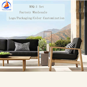 Cama de ratán moderna para todo tipo de clima, muebles de sala de estar en forma de L, sofá, muebles de ratán - Product Image 2