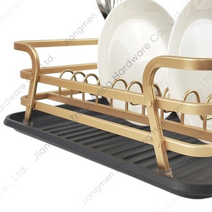 Draining Dish <b>Rack</b> With Tray Quick Dry Square Kitchen Sink Countertop Storage For Dishes <b>Plates</b> Chopsticks - Product Image 2