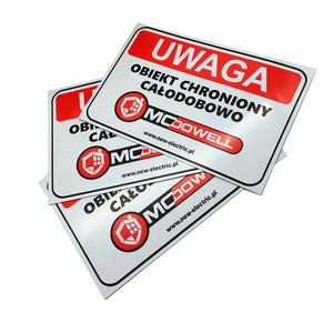 Produzione di segnali di sicurezza segnale di sicurezza per videosorveglianza di sicurezza in metallo segnale di sicurezza per telecamera - Product Image 2