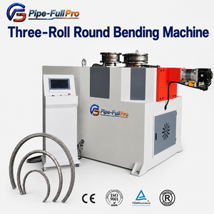 CNC Pipe Rolling Machine Hydraulic 3 <b>Roller</b> Bending Machine for Square Tube Profile Section Bending - Product Image 1