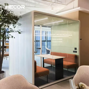 Сборный дом, частная звукоизолированная будка, открытая офисная модульная телефонная будка для звонков и встреч - Product Image 4