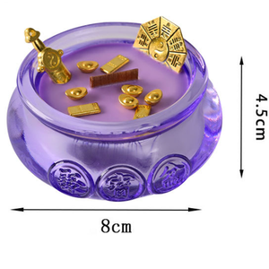 Vela Aromática Purple Qi East Coming Treasure Bowl, Adorno de Incienso de Estilo Antiguo, Fragancia Duradera para Dormitorio, Creativo - Product Image 5