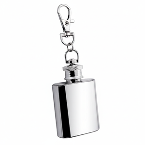 Portachiavi in Acciaio con Fiaschetta da 28,3 ml, Prodotto in Metallo - Product Image 2