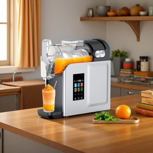 Machine à glace pilée professionnelle, capacité 2L, 6 programmes prédéfinis, auto-nettoyante, double congélateur, cylindre anti-explosion en PC - Product Image 1