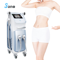 Sano 2000W 808nm épilation à diode laser 2 poignées 4 longueur d'onde épilation laser verticale 755 808 1064 épilation