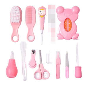 Baby <strong>Care</strong> Cloth Bag Set Baby Nasal Suction Nail Cutters 13 Pieces Cartoon Daily Cleaning Supplies <strong>Care</strong> <strong>Package</strong> - Product Image 6