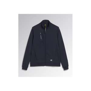 DIADORA UTILITY - 702.177677-60062/S Sweat-shirt de travail classique bleu marine confortable pour femme en tissu brossé avec un zip intégral - Product Image 1