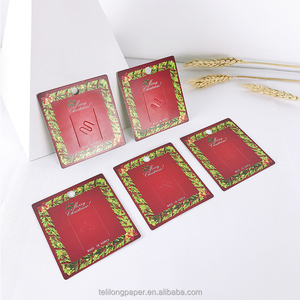 Forcina personalizzabile per cartolina di Natale di alta qualità fabbrica cinese ornamento decorativo <span class=keywords><strong>biglietto</strong></span> <span class=keywords><strong>da</strong></span> <span class=keywords><strong>visita</strong></span> stampabile - Product Image 1