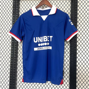 Nueva Temporada 2025/26: Camiseta de Fútbol Rangers Local de Manga Corta para Competencias Europeas - Product Image 1