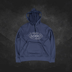 Sweat à capuche lourd, sweat à capuche avec logo personnalisé et gaufrage, sweats à capuche pour hommes sérigraphiés - Product Image 3