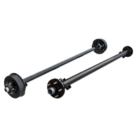 Nouveau 750KG à 1350KG UNBRAKE AXLE Galvanisation à chaud Bateau Remorque Essieu Remorque Pièce