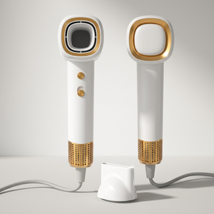 Secador de Cabelo de Alta Velocidade 1800W com 200 Milhões de Íons Negativos e Bico Magnético, Secagem Rápida e Baixo Ruído para Uso Doméstico e em Salões - Product Image 1
