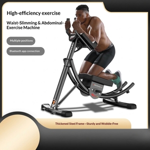 Appareil de fitness abdominal pour abdominaux, équipement d'exercice pour affiner la taille et raffermir le ventre, roue silencieuse pliable pour la maison et la musculation - Product Image 4