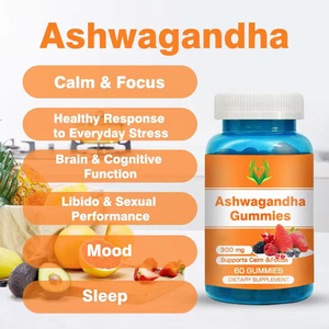 Gomitas de Ashwagandha KSM66 con Vitamina D2 y Mezcla de Frutas, Veganas, para el Manejo del Estrés, con Apoyo para la Calma y la Concentración, en Forma de Gomitas - Product Image 4