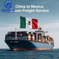 Transitaire porte-à-porte DDP DDU pour expéditions LCL + Express de Chine vers le Mexique, Agent maritime DDP