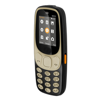 N3310 Teléfono GSM de 1.77'' con Doble SIM y Doble Modo de Espera, Teléfono para Personas Mayores con Batería de 1200mAh y Botones Grandes para Niños