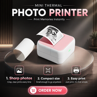 Printer Label Thermal Portabel S1 Mini Berkualitas Tinggi, Perangkat Pencetak Foto Nirkabel untuk Anak-Anak
