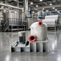 Filtre à pression d'entrée à tamisage fin pour la préparation du stock en papeterie et l'élimination des impuretés, en acier inoxydable SS304 durable