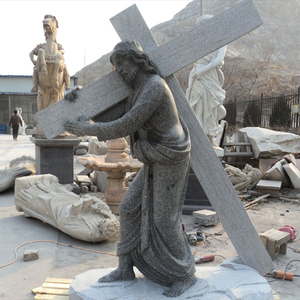 Escultura de Santo Famoso da Igreja Religiosa em tamanho real personalizada Estátua de <span class=keywords><strong>St</strong></span>. <span class=keywords><strong>Joseph</strong></span> em mármore branco - Product Image 1