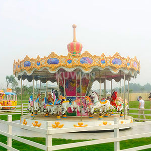 <span class=keywords><strong>Prix</strong></span> d'usine 24 places Carrousel Horse, un grand manège pour enfants et adultes pour les affaires de carnaval et de parc d'attractions - Product Image 6