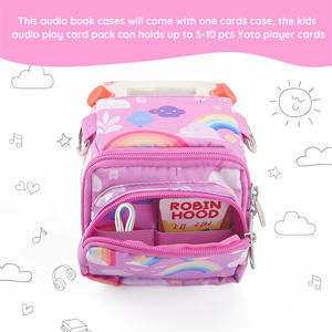 Étui de transport pour lecteur Yoto enfants haut-parleur sac fourre-tout pour cartes de <span class=keywords><strong>livre</strong></span> <span class=keywords><strong>Audio</strong></span> Portable Mini étui Transparent pour Radio - Product Image 4