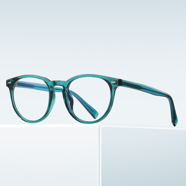 Anti-Blue Light Computer Glasses TR90 Spring Hinge Eyeglasses Frame Optical Frame Custom Prescriptions Spectacles