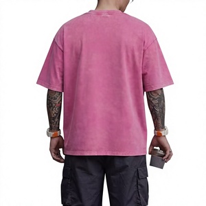 เสื้อยืดโอเวอร์ไซส์ทรงหลวมสำหรับผู้ชายและผู้หญิง ผ้าคอตตอน 100% หนัก 240 GSM ทรงดรอปไหล่ คุณภาพสูง สไตล์วินเทจ ล้างสีแบบแอซิดวอช - Product Image 6