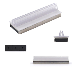 Custom POP <b>PVC</b> Label Holder Shelf Edge Magnetic Data Strip Price Tag Clip for Supermarket Display Rack - Product Image 4