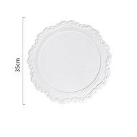 Set de table coréen en silicone avec dentelle, isolant thermique, gaufré, anti-brûlure, résistant aux hautes températures