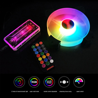 Aigo — ventilateur refroidisseur, avec contrôleur de châssis d'ordinateur, radiateur silencieux de jeu, 120mm, 6 broches, RGB