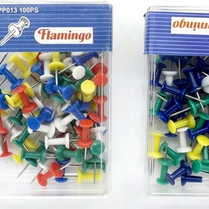 Precio de fábrica, ¡Gran oferta! Chinchetas de colores, clavijas de papelería para oficina, fotos, etiquetas, tableros y mapas. - Product Image 5