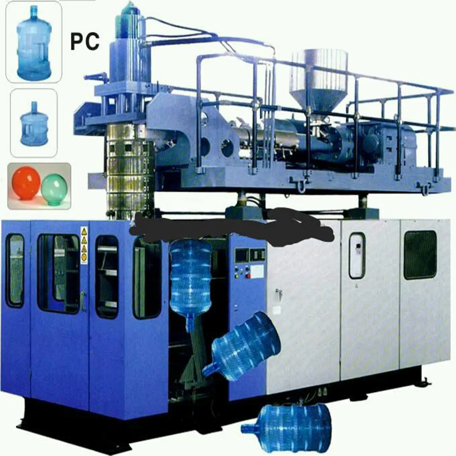 PC 5 Galon Botol Air Ekstrusi Mesin Blow Molding