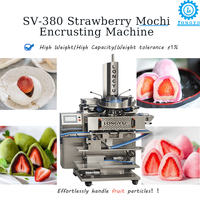 Machine automatique LONGYU pour la fabrication de mochi glacé Daifuku fourré aux fruits sans obstruction, pour la production en usine de produits surgelés commerciaux