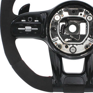 Volante Deportivo Personalizado de Alcántara para <span class=keywords><strong>Mercedes</strong></span> Benz CLK500 GLS <span class=keywords><strong>450</strong></span> A35 C118 W463 W222 - Product Image 5