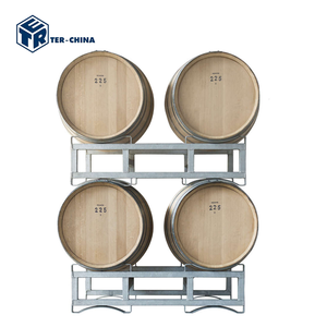 رف لبرميل البلوط للخدمة الشاقة ، مصنع الخمرة المجلفن والقابل للتكديس - Product Image 4