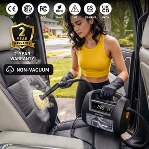 Nettoyeur Vapeur Portable Commercial Électrique 1800W pour Voiture, Haute Pression 3.5 Bar, Chauffage Rapide PWM 1.6L, Désinfectant pour Tissus d'Ameublement Automobile et Domestique - Product Image 2