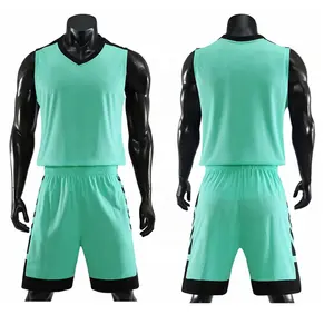 批发定制设计不同颜色球队球衣篮球