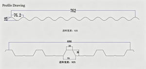 เครื่องทำแผ่นหลังคาสองชั้น, เครื่องขึ้นรูปแผ่นหลังคา IBR, เครื่องจักรยอดนิยมสำหรับร้านขายวัสดุก่อสร้างในซิมบับเว - Product Image 4