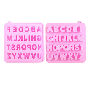 Moule en silicone en forme de <span class=keywords><strong>lettres</strong></span> pour chocolat, pochoirs en forme de <span class=keywords><strong>lettres</strong></span>, moule pour faire des biscuits au chocolat, gâteaux, desserts, bonbons gélifiés, fondant - Product Image 6