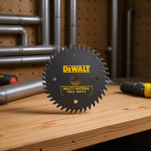 Sierra perforadora DeWalt para múltiples materiales con dientes de carburo para metal, madera y plástico - Product Image 1