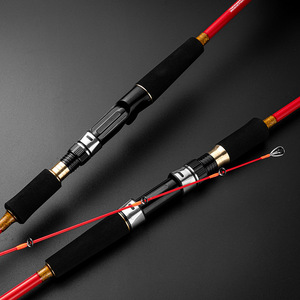 Canne à pêche en mer en fibre de carbone pour la pêche au bar, 2 brins, action moyenne, 1,5-1,8 m, guides <span class=keywords><strong>Fuji</strong></span>, taille portable - Product Image 4