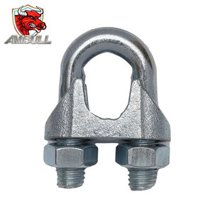 Ambull giá rẻ chất lượng cao thép carbon điện mạ kẽm din741 chúng tôi loại galv dễ uốn <span class=keywords><strong>Wire</strong></span> <span class=keywords><strong>Rope</strong></span> <span class=keywords><strong>Clip</strong></span> Metric chủ đề - Product Image 3