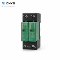 Dispositif de protection contre les surtensions AC SPD 2P 275V/385V Type 2 20kA 40kA, parafoudre sur rail DIN pour boîtier de distribution et panneaux basse tension