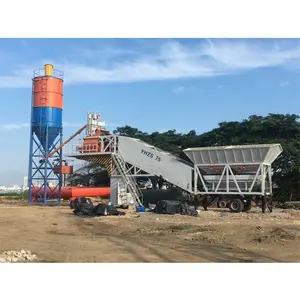 Construction mobile horizontal cement silo Fly Ash 20 Tons 100 Tons Mixing Station Square Silo Cement Tank