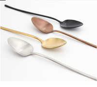 18/10 ensemble de couverts en or de luxe ensemble de couverts en acier inoxydable, ensembles de cuillères à baguettes coréennes