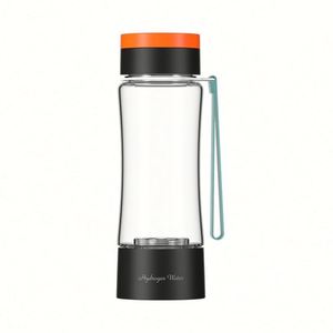 Bouteille d'eau enrichie en hydrogène portable intelligente avec logo personnalisé, générateur d'hydrogène rechargeable, filtre intégré, en plastique - Product Image 1